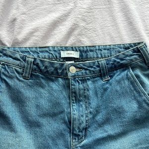 Forever 21 Distressed Cargo Jeans
